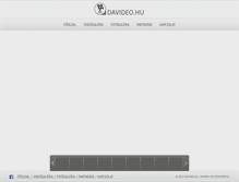 Tablet Screenshot of davideo.hu